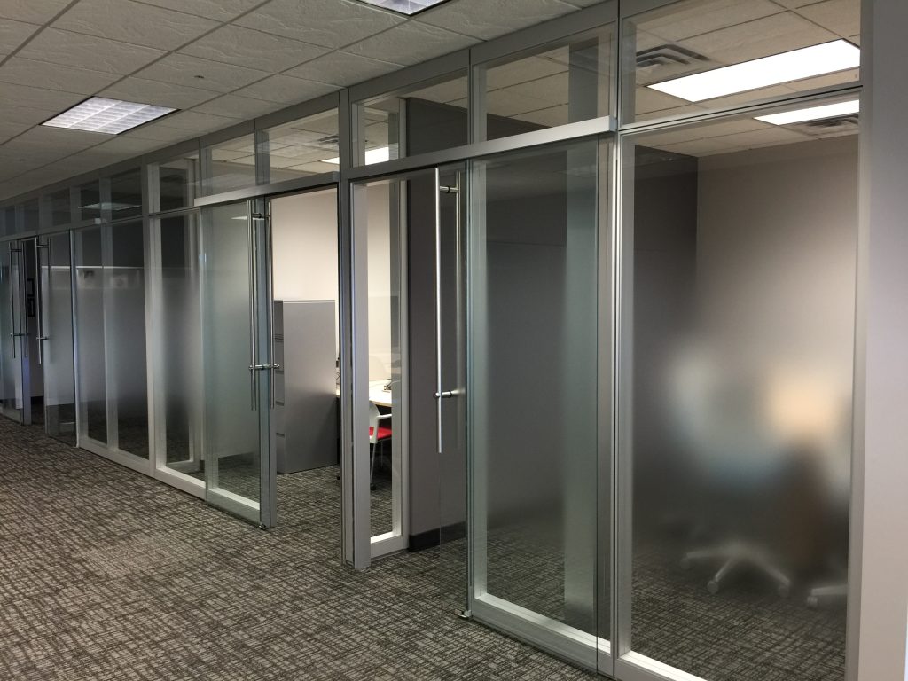 Frosted privacy film for office cubicles – Window Film Systems