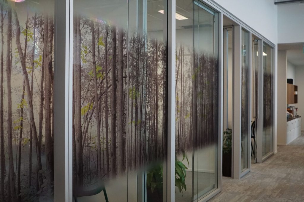 Digitally printed decorative films for modern office spaces – Window Film Systems