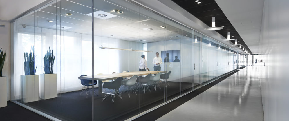 Window film for glass walls in office spaces – Window Film Systems