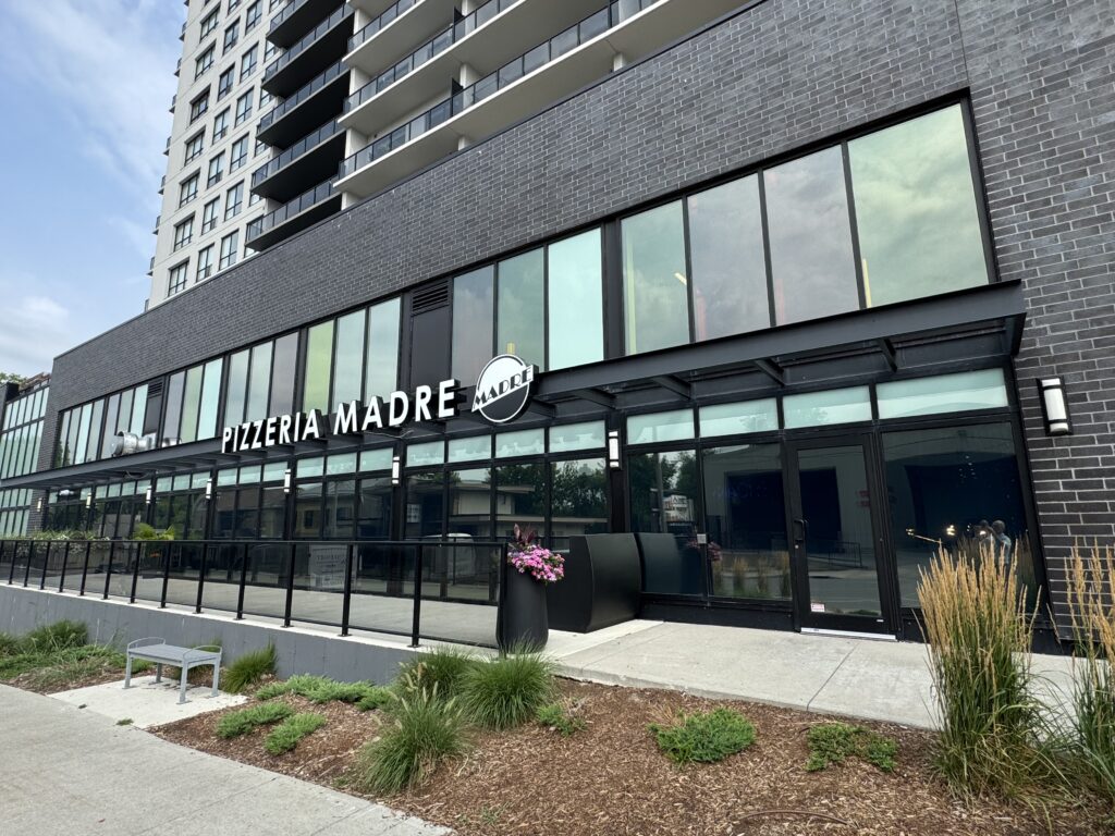 Solar film for a restaurant